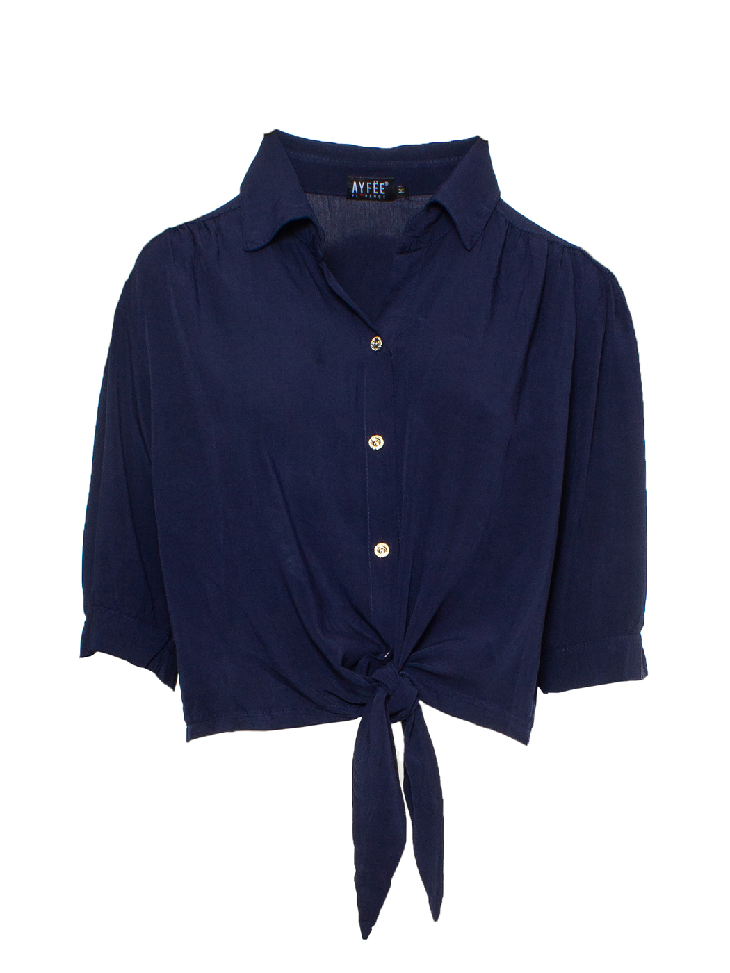 BLUSA NODO 4 TG 100% VI MADE IN ITALY